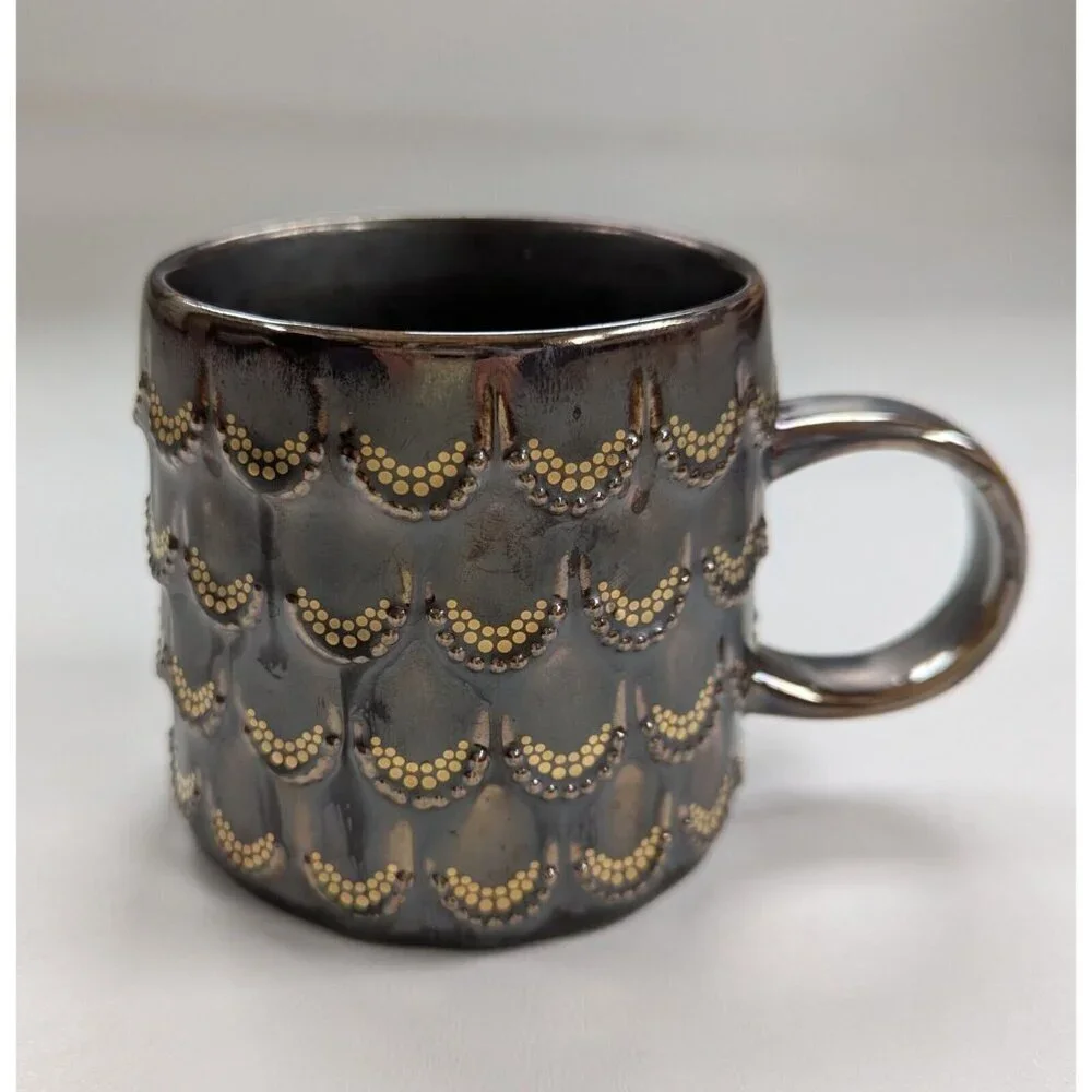 Starbucks 2015 Golden Scales Anniversary Siren Coffee Mug 10 floz